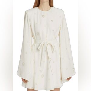 Stella McCartney Embroidered Sun & Moon Belted Mini Dress NWT Size 48 (L/XL)